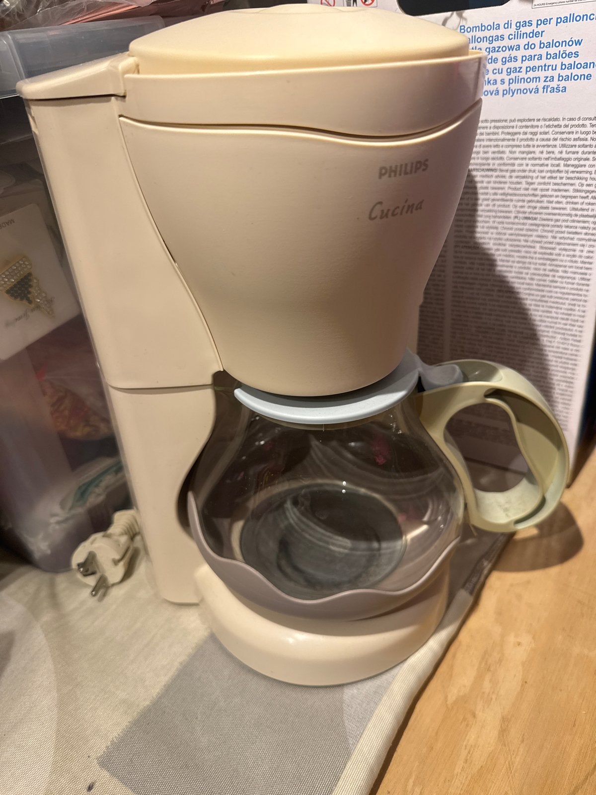 Philips Cucina Koffiezetapparaat - Goede Staat, Gebruikt, Koffiemachine, Gemalen koffie, Ophalen of Verzenden