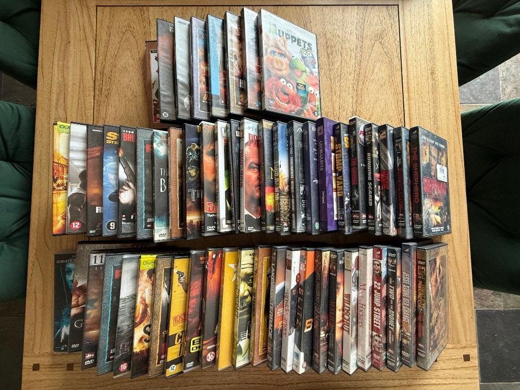 Lot van 57 originele DVD's – Actie, Thriller,..., Vanaf 16 jaar, Ophalen of Verzenden, Zo goed als nieuw