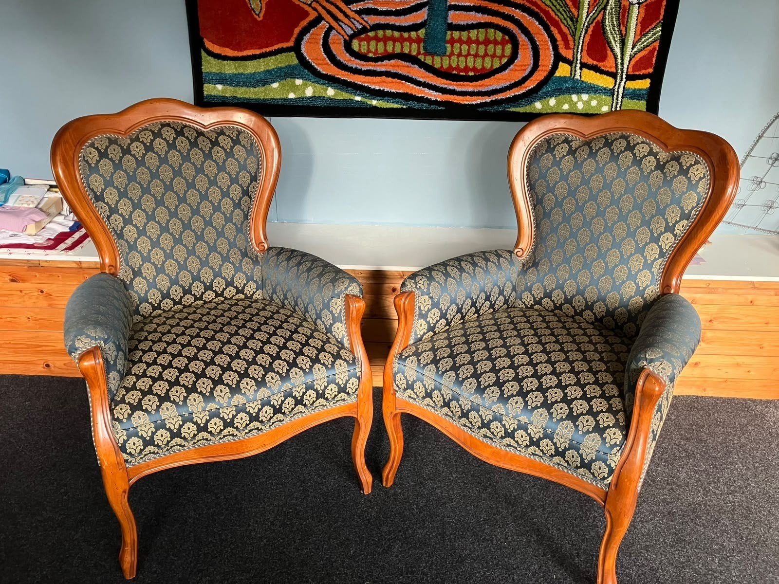 Set van 2 Selva International fauteuils, Ophalen