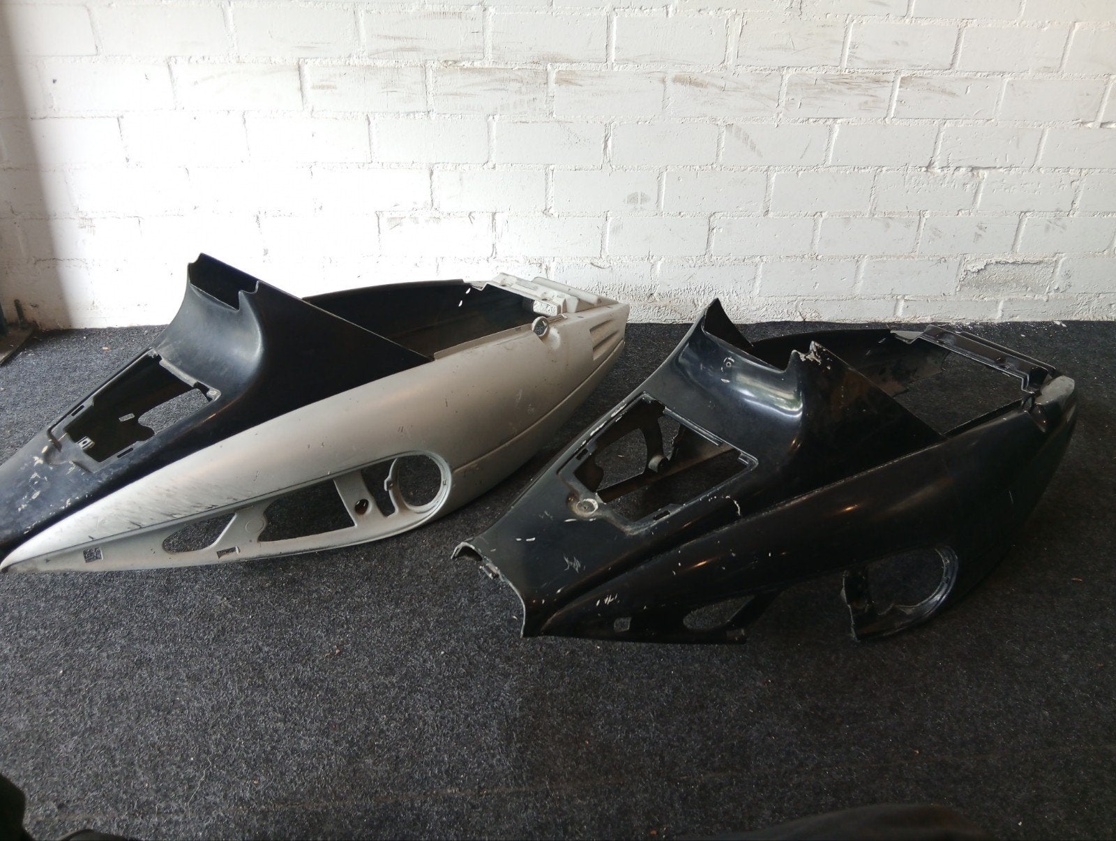 Malaguti Phantom F12 Achterkap 2 stuks, Fietsen en Brommers, Ophalen of Verzenden, Gebruikt, Kap, Overige merken