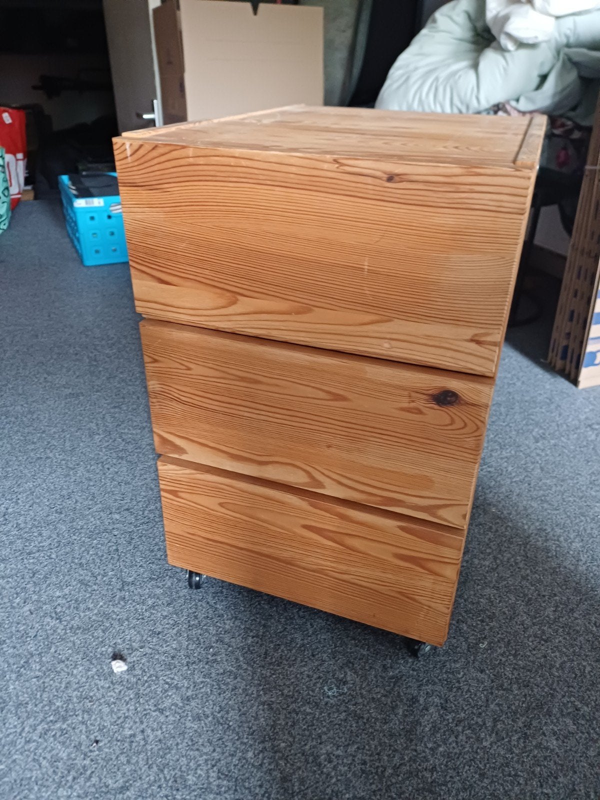 Ivar ladenkast op wielen Ikea, 3 of 4 laden, Ophalen, 25 tot 50 cm, Minder dan 100 cm