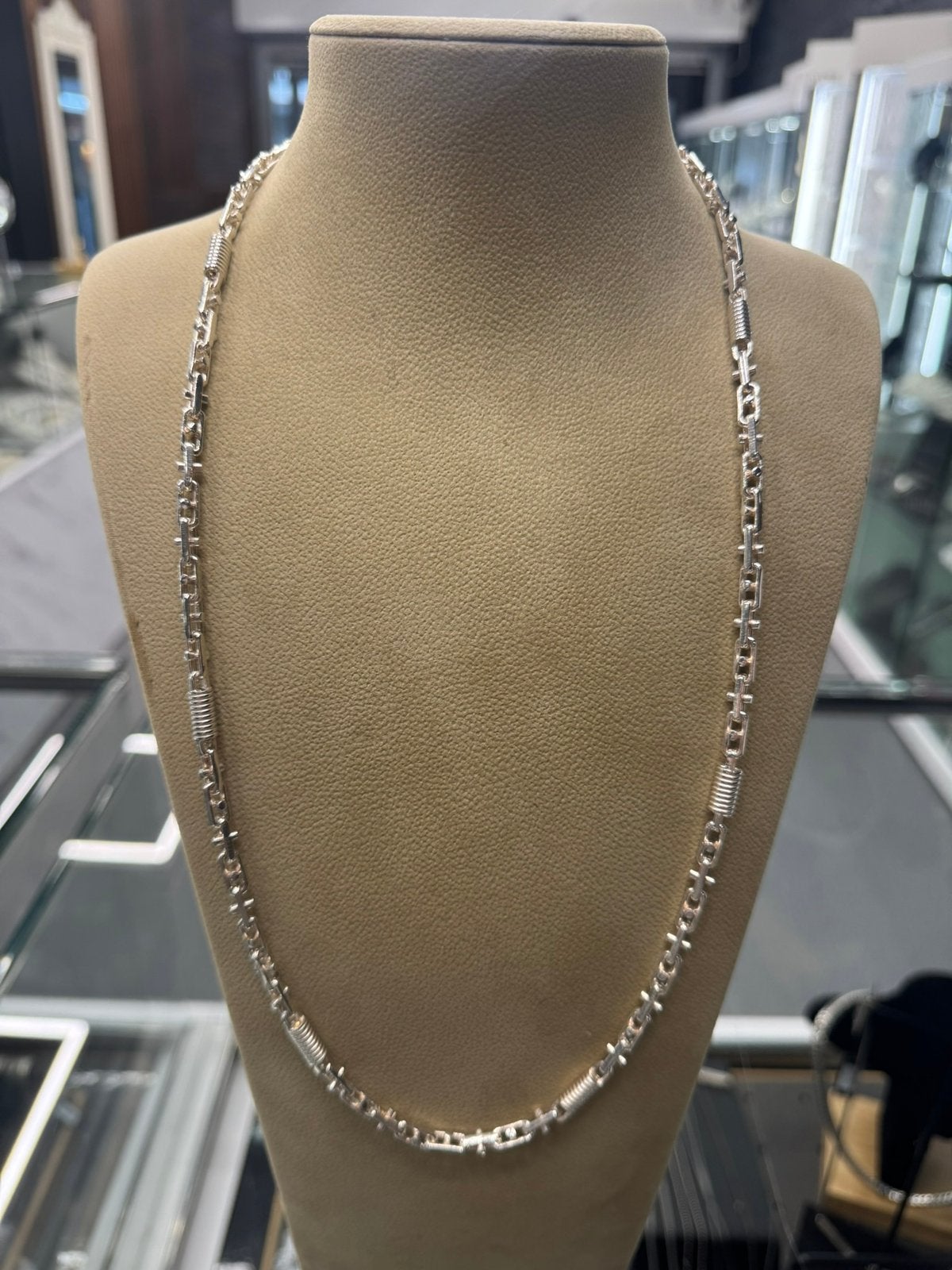 Zilver 925 - Zilveren Ketting - Nieuw - 59.59gr, Ophalen of Verzenden, Nieuw, Zilver, Zilver