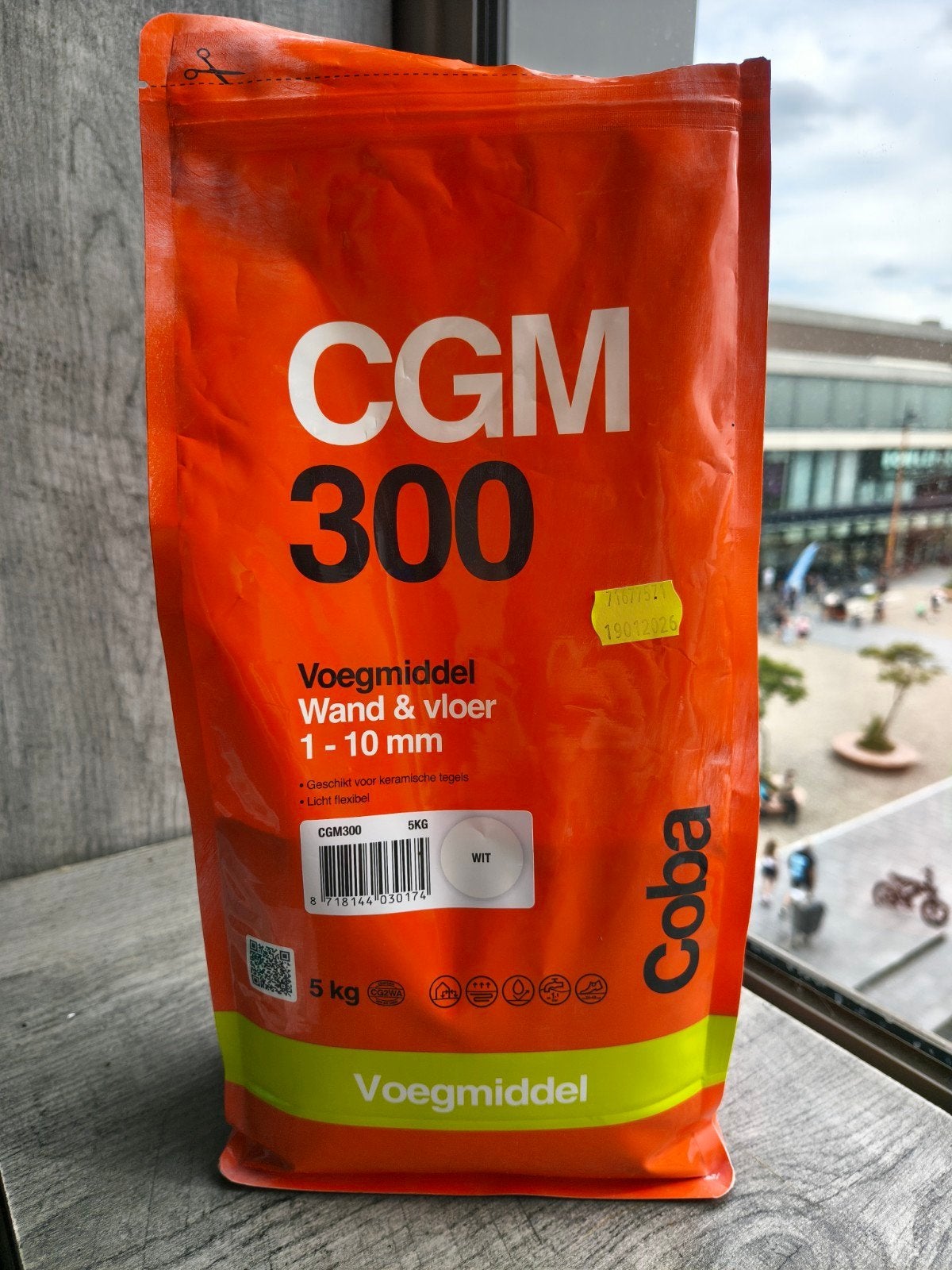 Coba CGM 300 voegmiddel wit, Ophalen, Overige typen, Minder dan 20 cm, 10 m² of meer