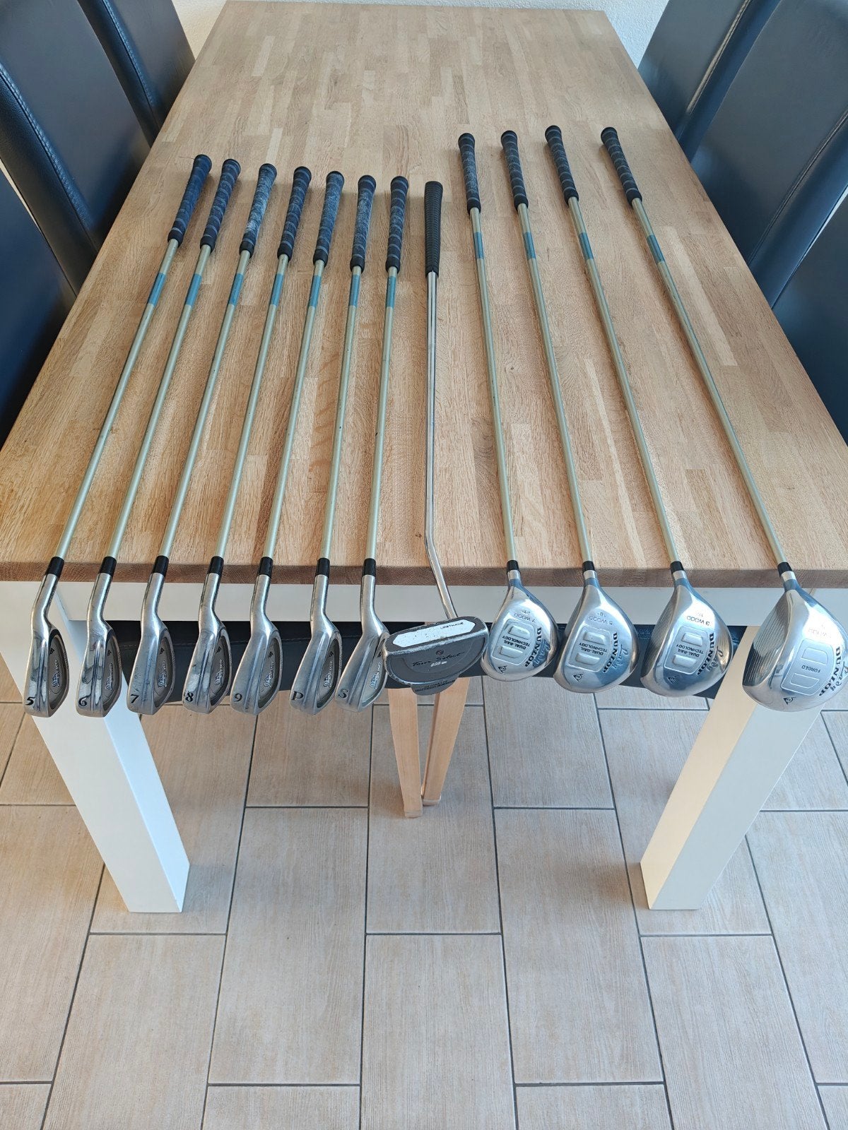 Nette golfset incl.3 wiel trolley, Ophalen, Gebruikt, Set