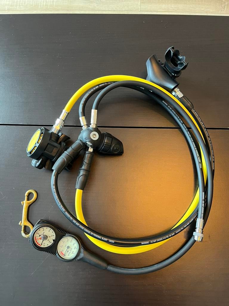 Aqualung core supreme DIN 300bar, Ophalen of Verzenden, Zo goed als nieuw, Duikfles