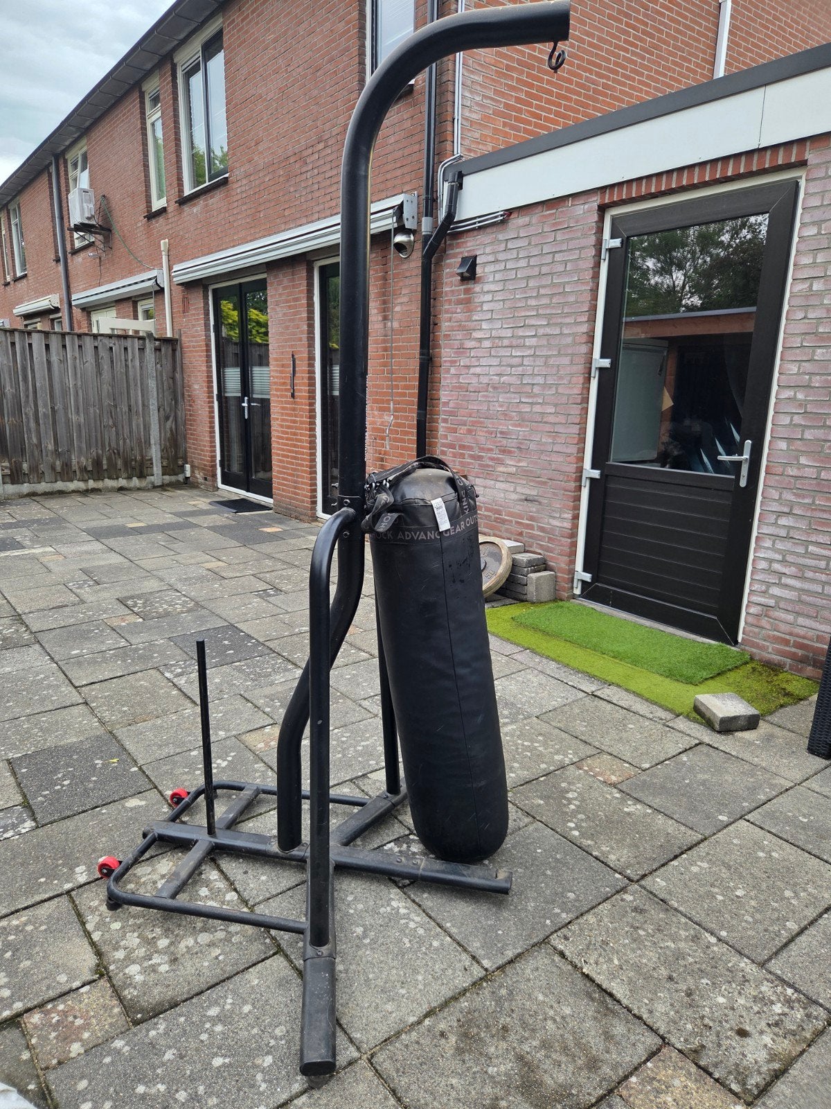Bokszak met standaard, Sport en Fitness, Ophalen, Gebruikt, Bokszak