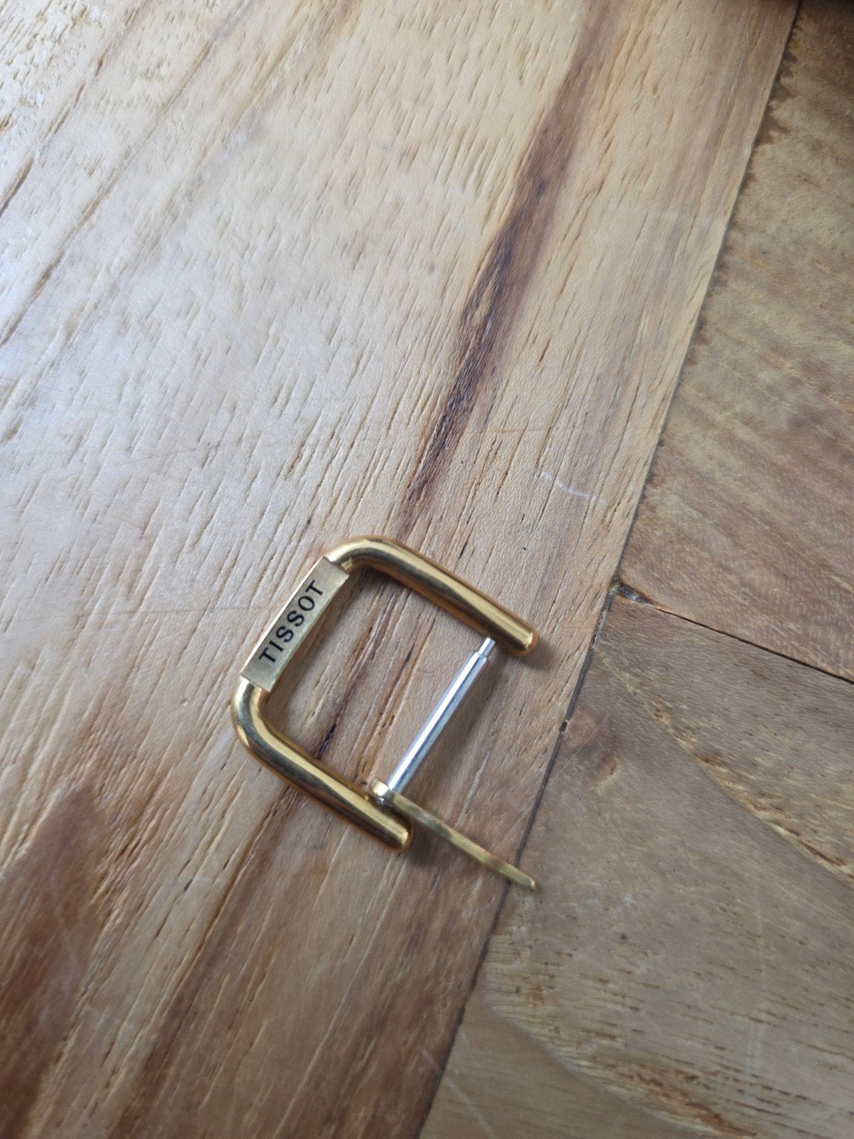 Tissot horlogegesp goudkleurig, Gebruikt, Ophalen of Verzenden, Tissot, Info@tissotwatches.com
