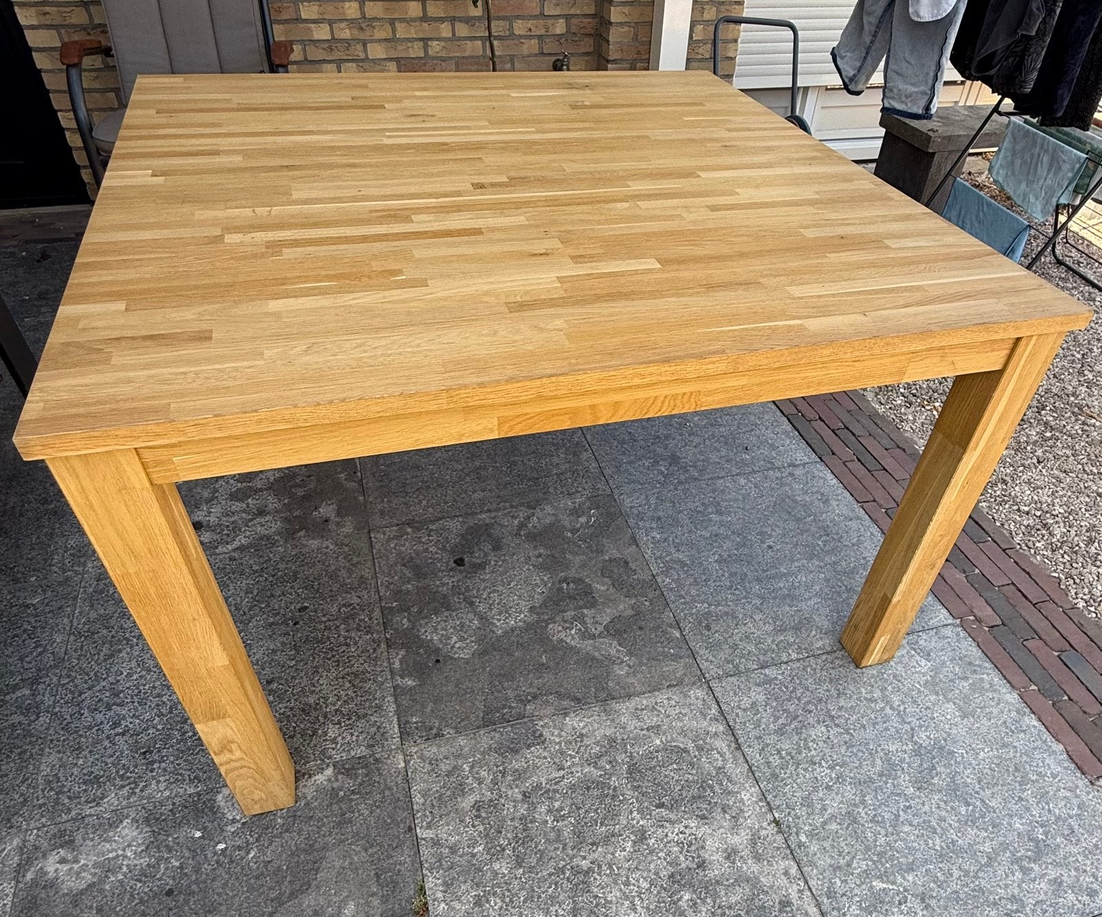 Eettafel, Huis en Inrichting, Ophalen, Zo goed als nieuw, Vijf personen of meer, 100 tot 150 cm