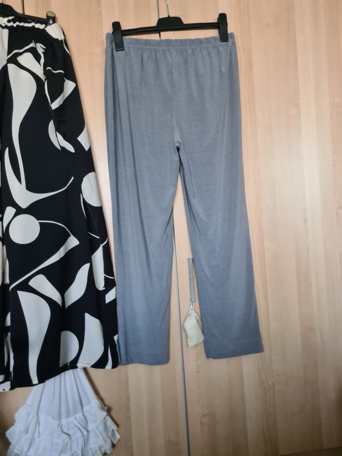 Magna 52/54 Nieuwe Broek met Leuke Kantdetails, Kleding | Dames, Nieuw, Ophalen of Verzenden, Magna, Grijs