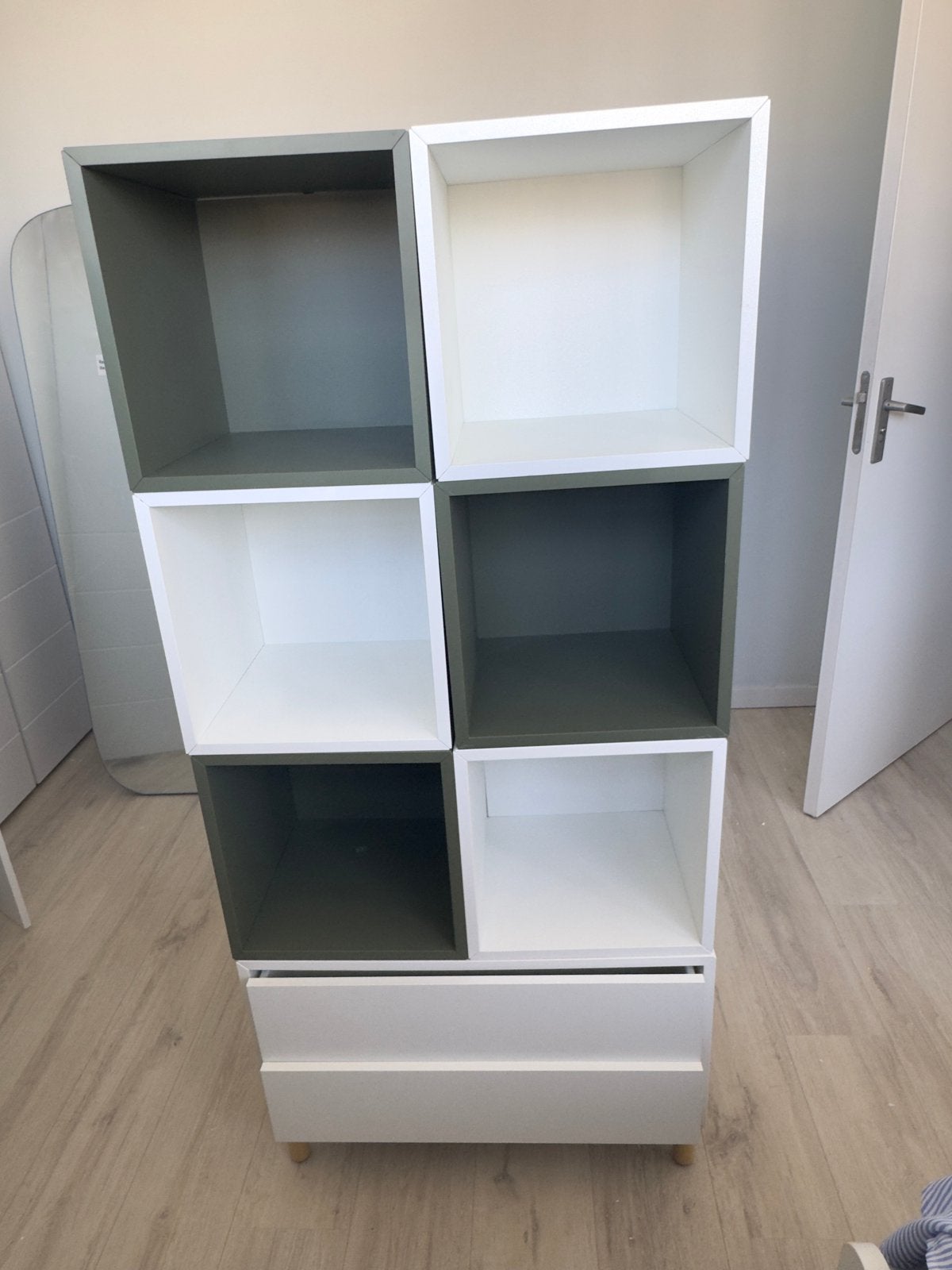 Vakjes kast met lades, Huis en Inrichting, Ophalen, 50 tot 100 cm, Zo goed als nieuw, Minder dan 100 cm