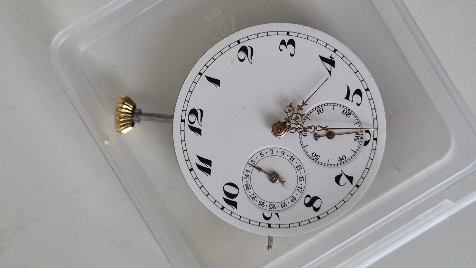 Antiek zakhorloge uurwerk - werkend, Ophalen of Verzenden