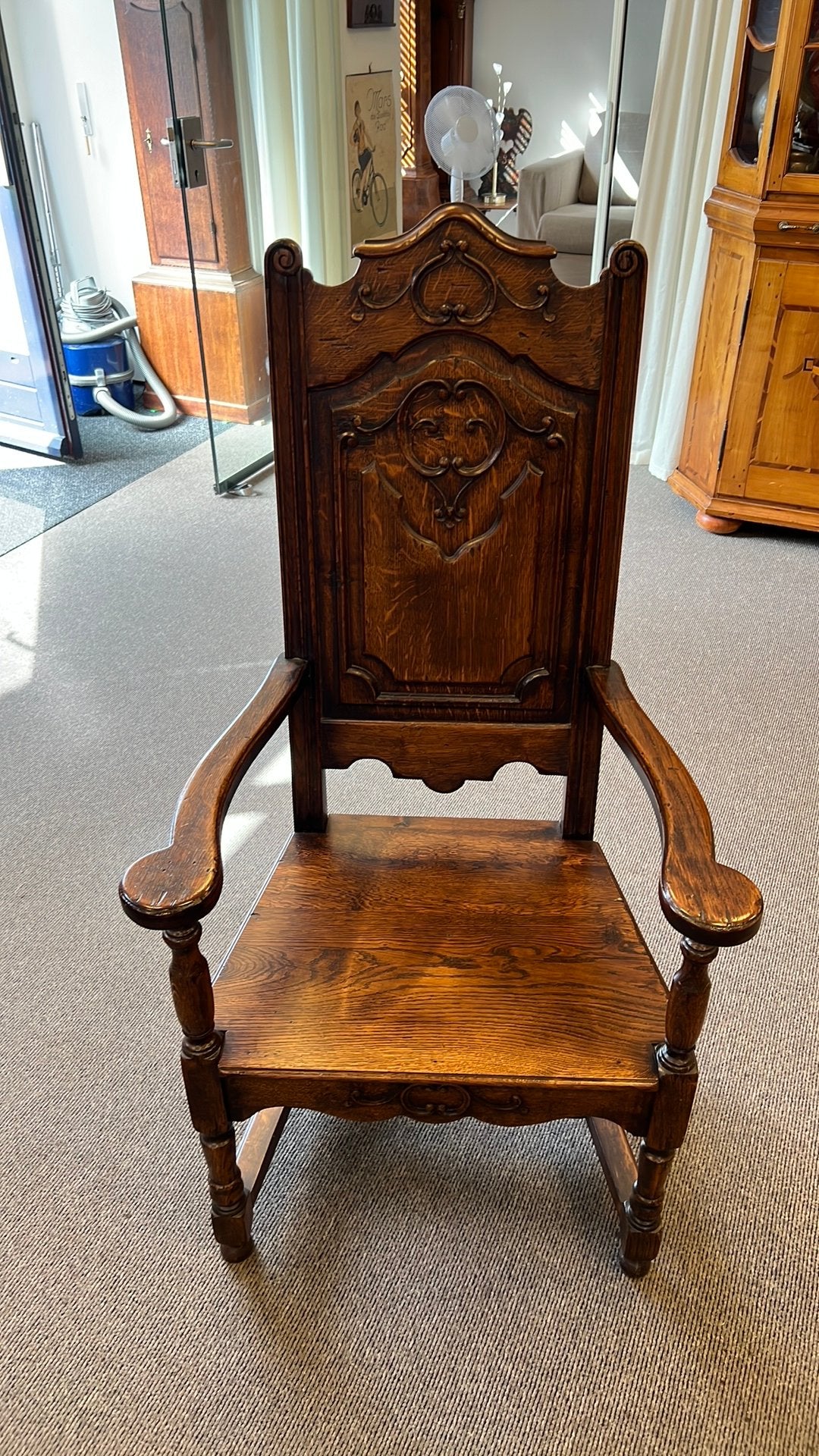 Vintage stoel met armleuningen, Ophalen
