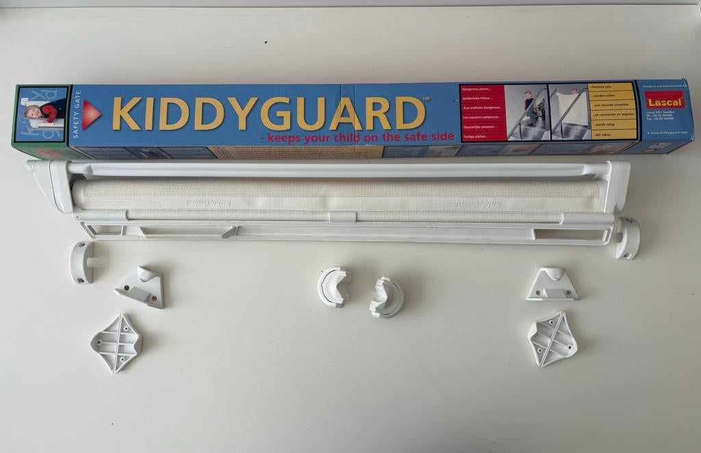 Lascal Kiddyguard oprolbaar traphekje, Kinderen en Baby's, Ophalen, Overige materialen, Gebruikt, Oprolhekje