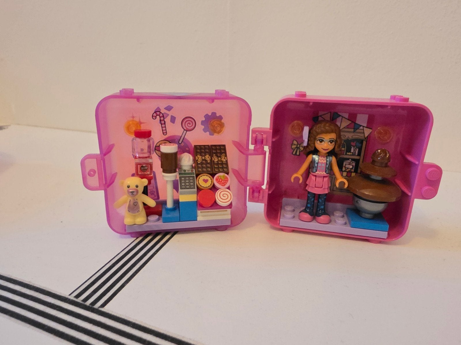 Lego friends kubus snoepwinkel, Lego, Friends, Ophalen of Verzenden, Zo goed als nieuw