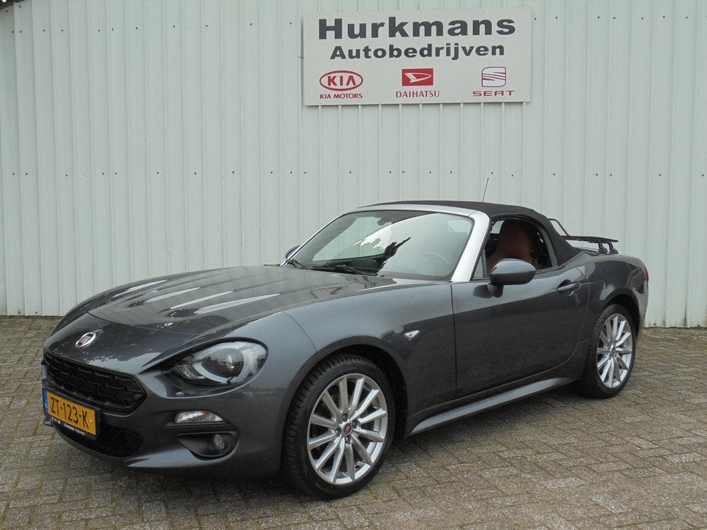 Fiat 124 Spider 1.4 MULTIAIR 140PK TURBO LEER-NAVI NL-AUTO, Auto's, Fiat, 1025 kg, Achterwielaandrijving, Euro 6, 4 cilinders