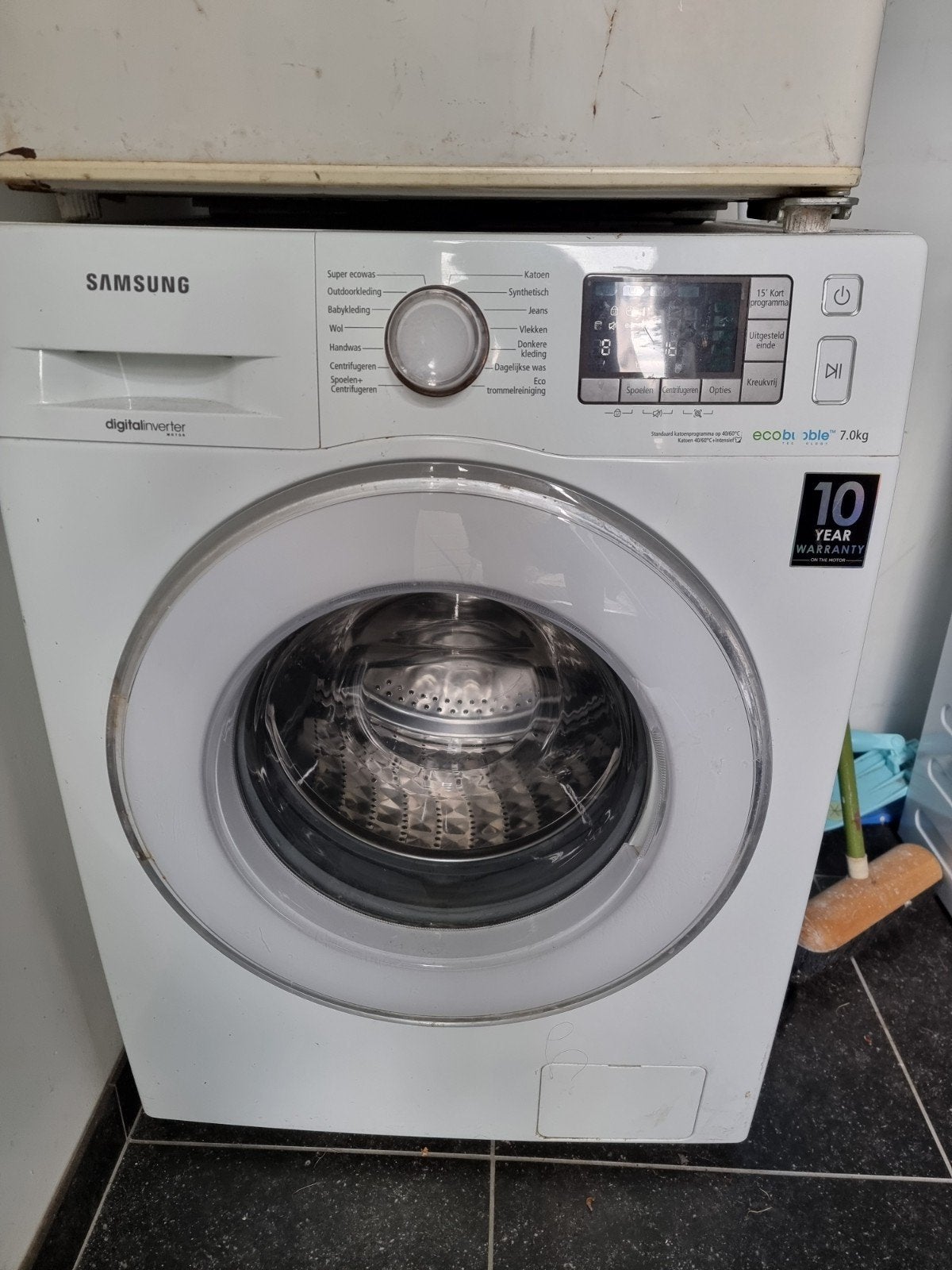 Samsung WF70F5E5P4W Wasmachine - 7kg, Voorlader, Ophalen, Gebruikt, Handwasprogramma, Voorlader