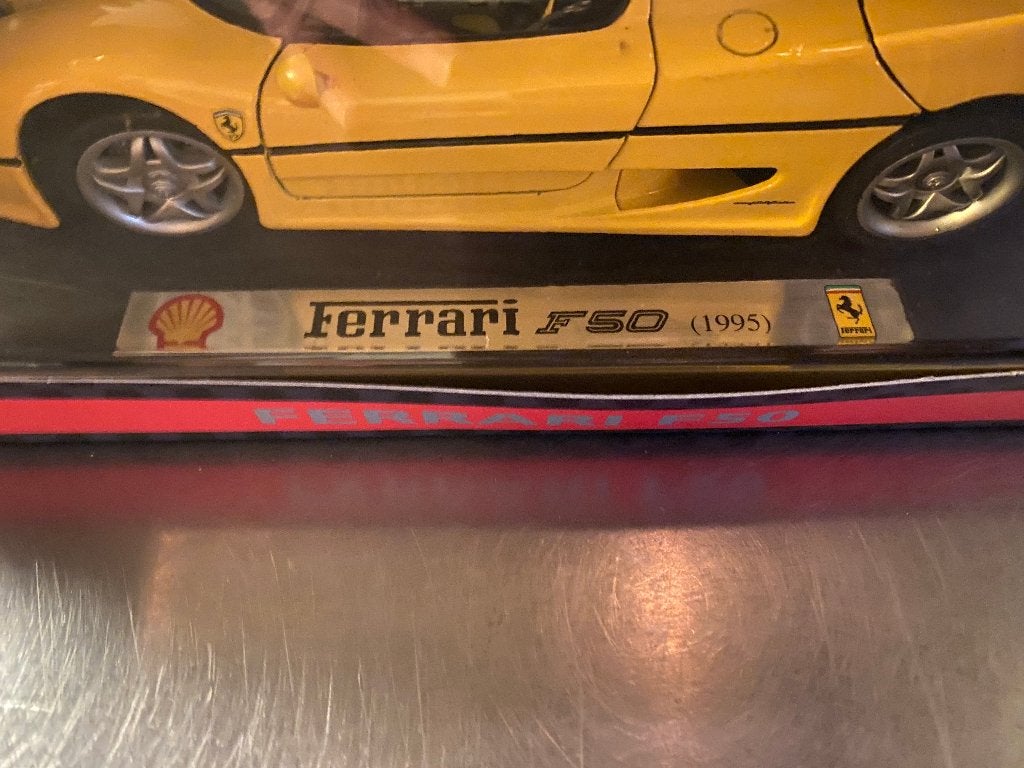 ferrari f50 shell-collectie  1995, Ophalen of Verzenden, Nieuw, Auto, Bburago