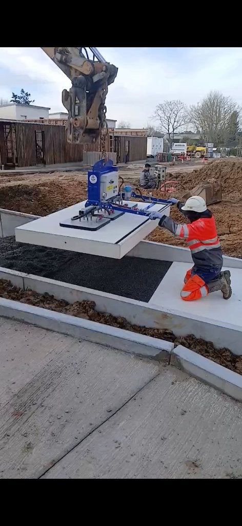 Gebruikte vacuümheffer prefab beton – 2000 kg, Ophalen of Verzenden