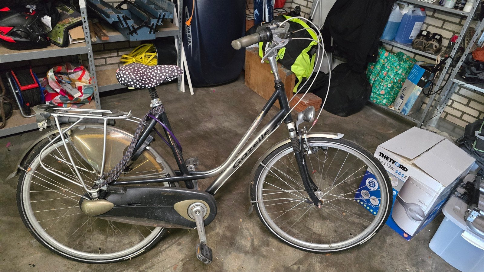 Gazelle damesfiets - 7 versn.  Achterband en -lichtje nodig, Ophalen, Versnellingen, Gazelle, Trommelrem