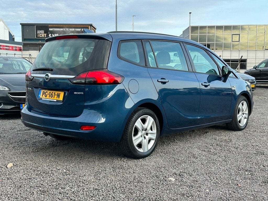 Opel Zafira 1.4 Turbo Online Edition/NAVI/CAMERA, Auto's, Stof, Gebruikt, Blauw, Origineel Nederlands