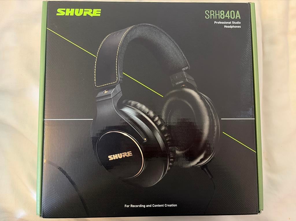 Shure SRH840A, Ophalen of Verzenden, Zo goed als nieuw, Over oor (circumaural), Overige merken