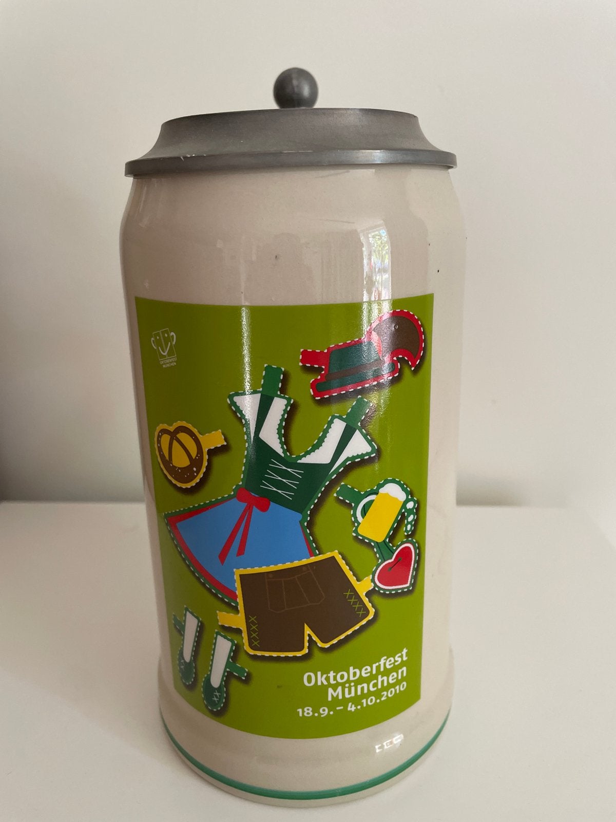 Originele Oktoberfest 2010 Bierkruik met Certificaat, Ophalen of Verzenden, Nieuw