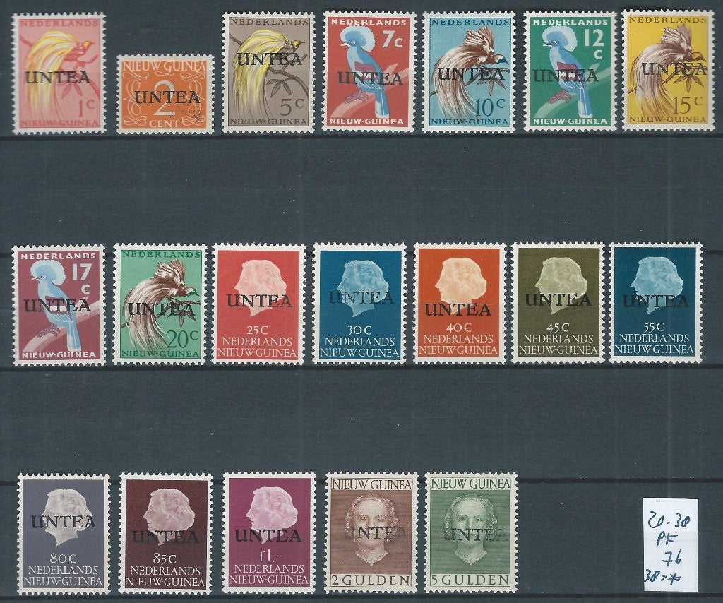 D133 –  Nederlands Nieuw Guinea – NVPH 20-38 (postfris), Ophalen of Verzenden, Postfris, Nieuw-Guinea