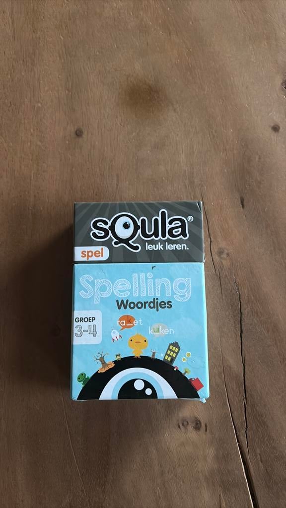 Squla spelling woordjes spel groep 3-4, Ophalen of Verzenden, Zo goed als nieuw
