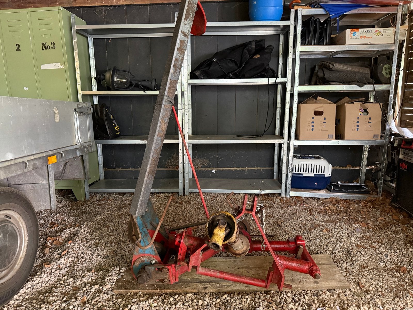 Maaibalk / vingerbalk voor minitractor, Cat 1 hef, Ophalen, Overige, Weidebouw