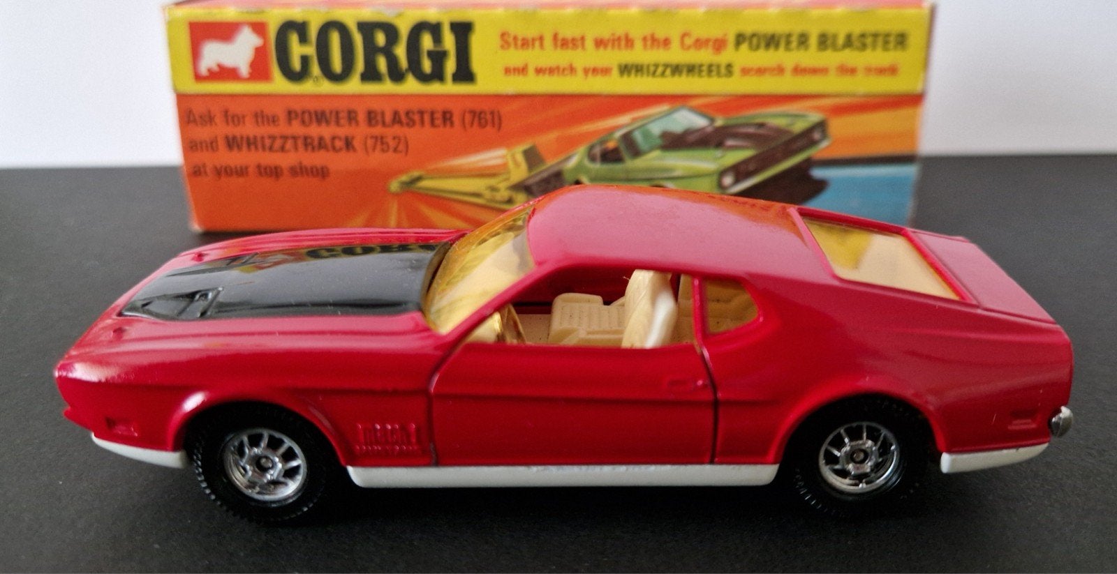Corgi Toys (391) Ford Mustang 007 James Bond, Verzenden, Zo goed als nieuw, Auto, Corgi