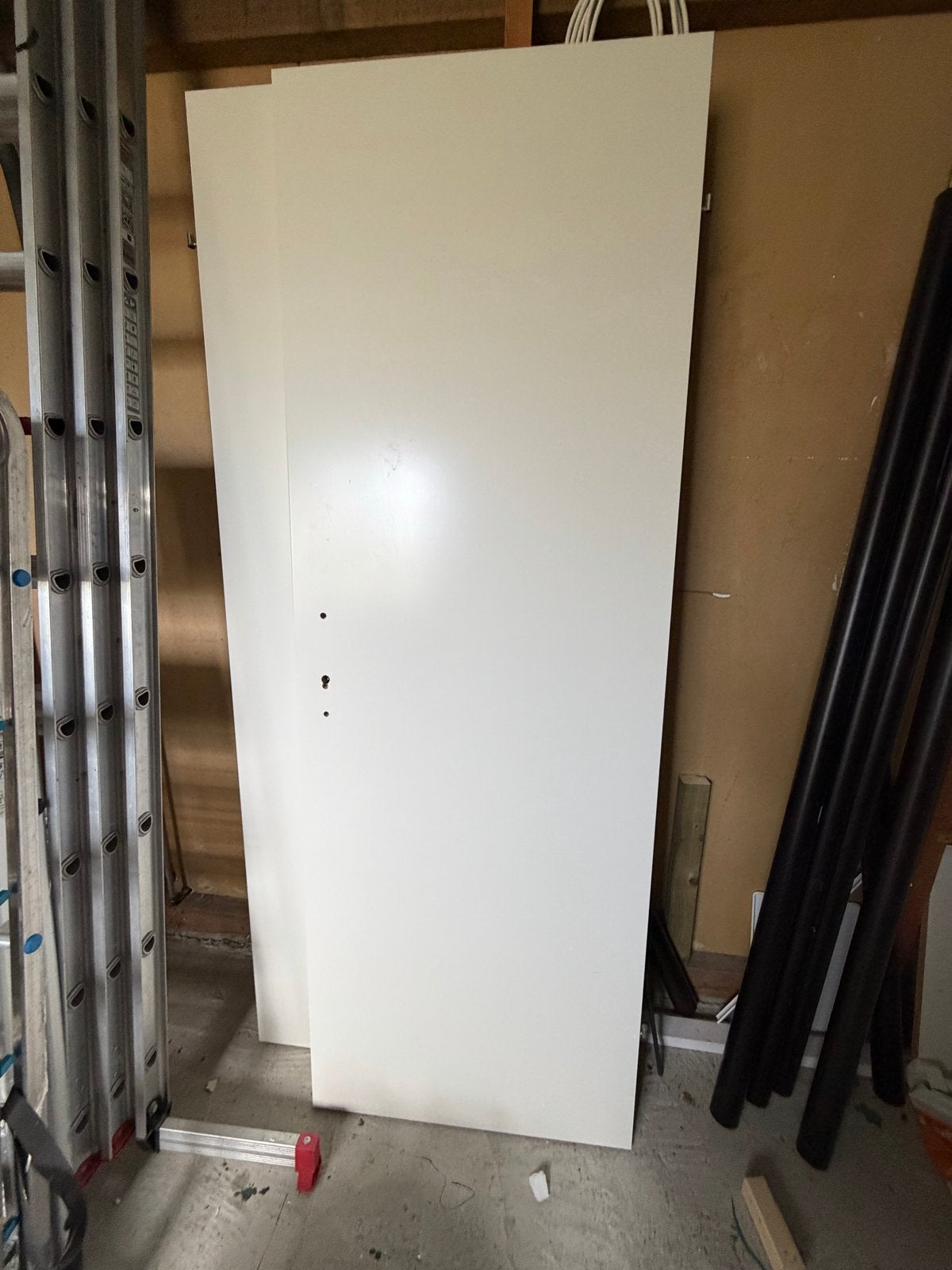 Svedex opdekdeuren HPL wit 68x201,5, Ophalen, 80 tot 100 cm, Binnendeur, 200 tot 215 cm