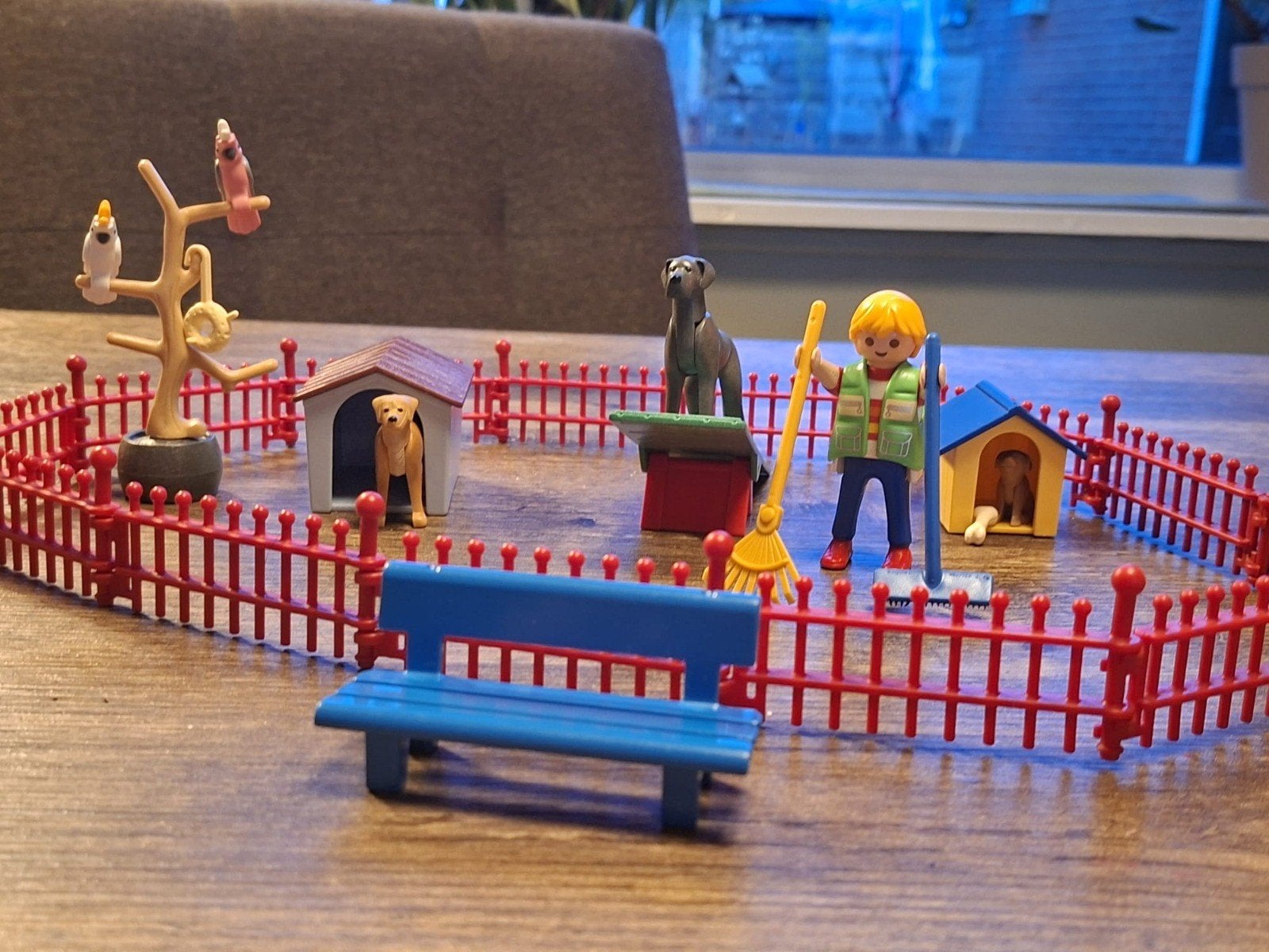 Playmobil Dierenpension met veel accessoires, Ophalen, Gebouw, Complete set, Zo goed als nieuw