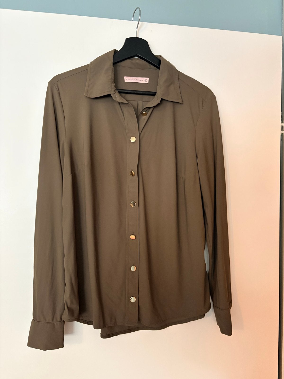 Studio Anneloes set: blouse en broek, maat M, Ophalen of Verzenden, Zo goed als nieuw, Maat 38/40 (M), Groen