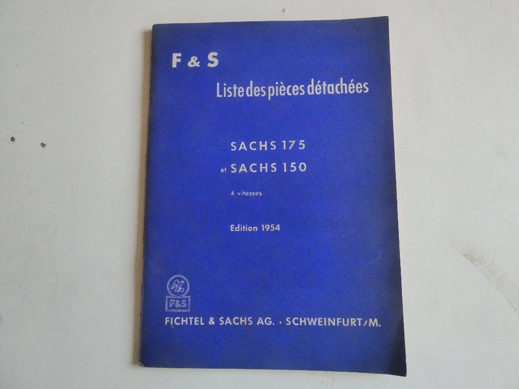 SACHS 150 & 175 4 VERSNELLINGEN ONDERDELENLIJST 06.25/3, Ophalen of Verzenden, Overige merken