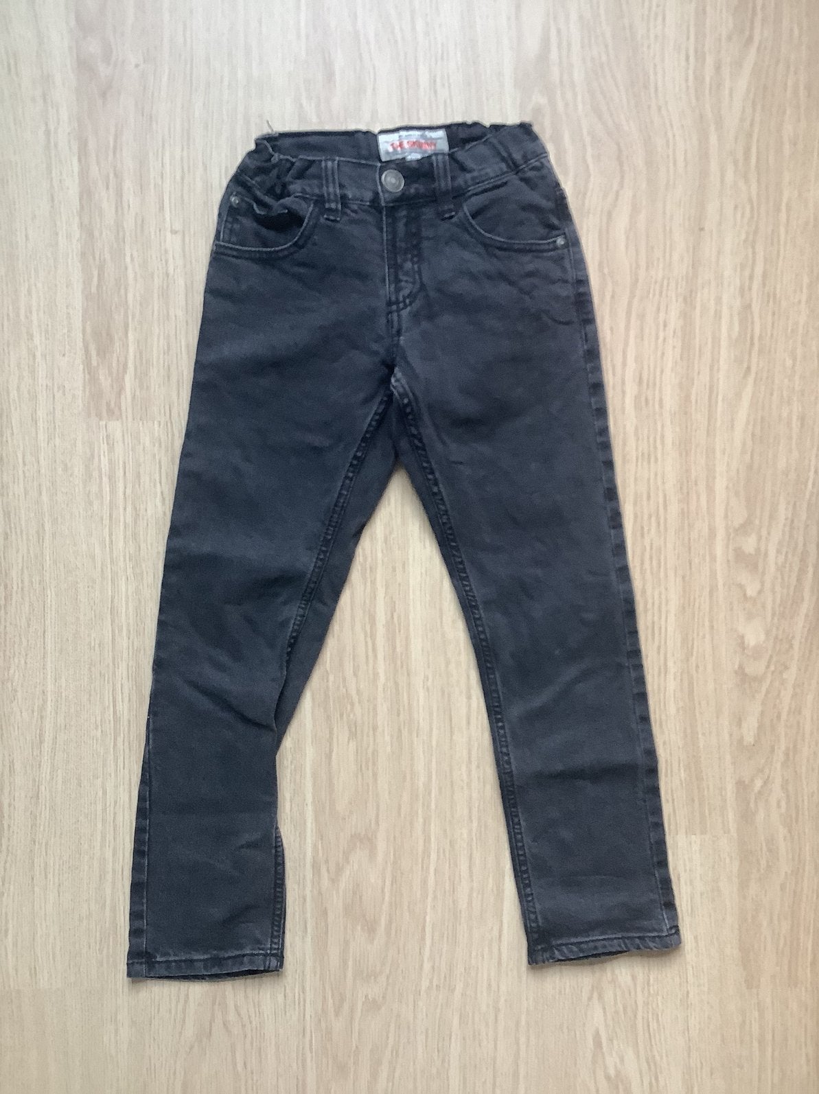 zwarte skinny jeans / spijkerbroek maat 128, Ophalen of Verzenden, Gebruikt, Jongen, Broek