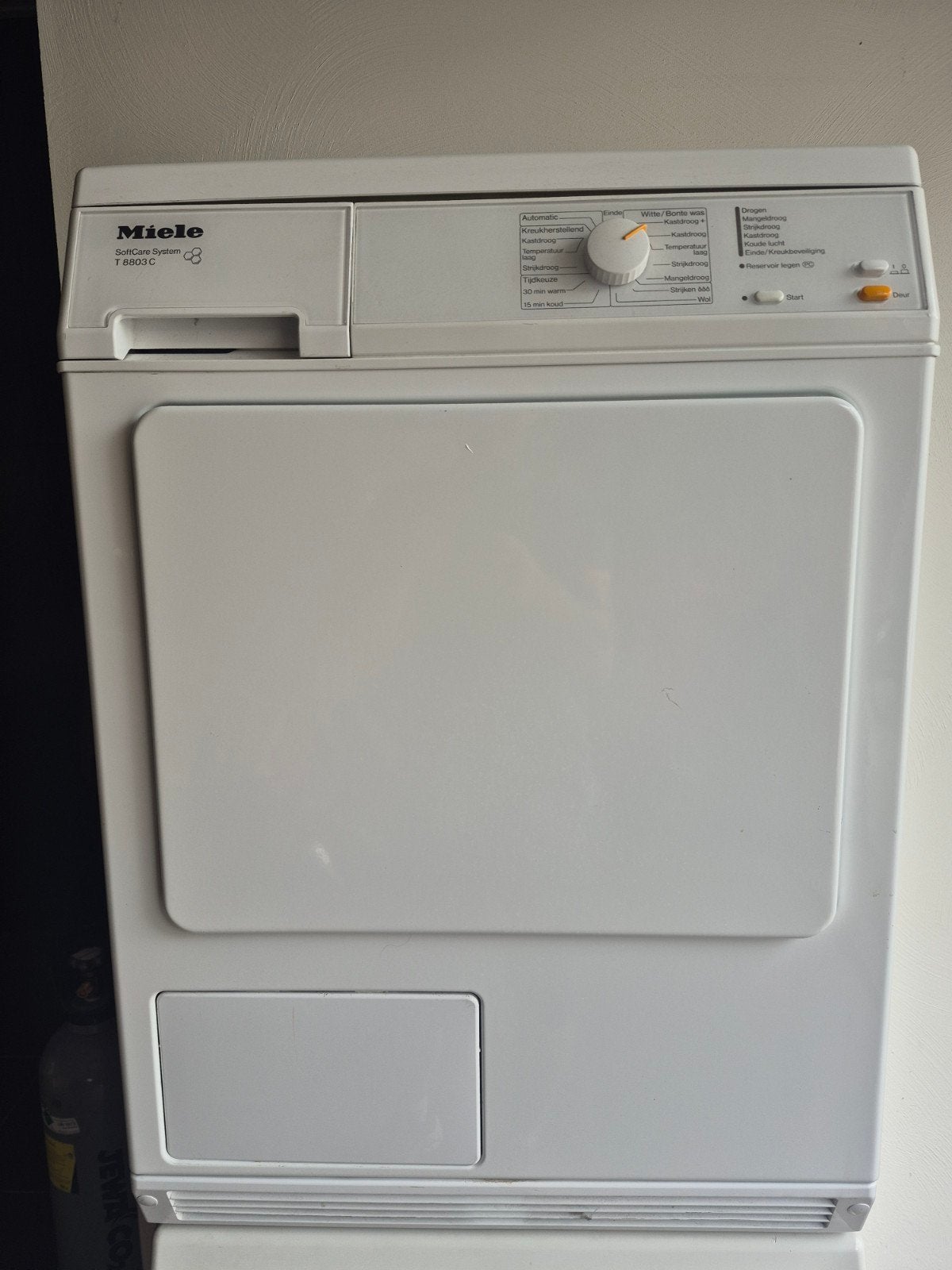 Miele SoftCare System T 8803 C Wasdroger Condensdroger, Witgoed en Apparatuur, Wasdrogers, Ophalen, Gebruikt, Voorlader, Condens