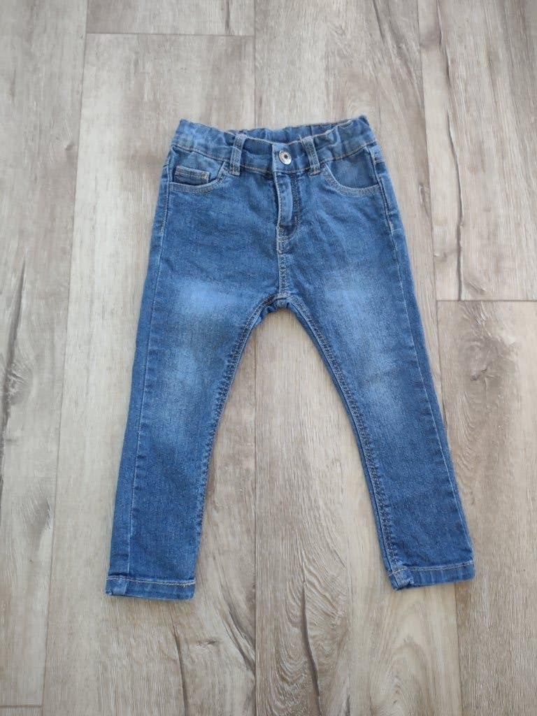 Prachtige blauwe spijkerbroek van Prenatal, maat 86. Jeans., Kinderen en Baby's, Babykleding | Maat 86, Broekje, Onb, Ophalen of Verzenden