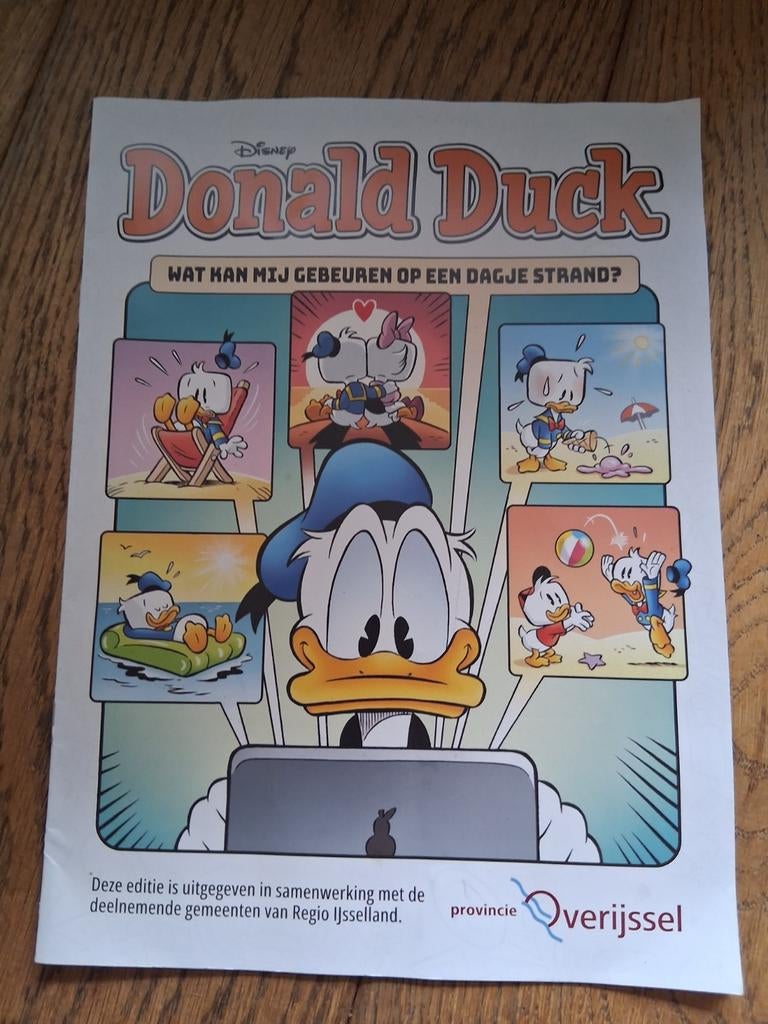 Donald Duck strip, Boeken, Stripboeken, Zo goed als nieuw, Eén stripboek, Ophalen of Verzenden