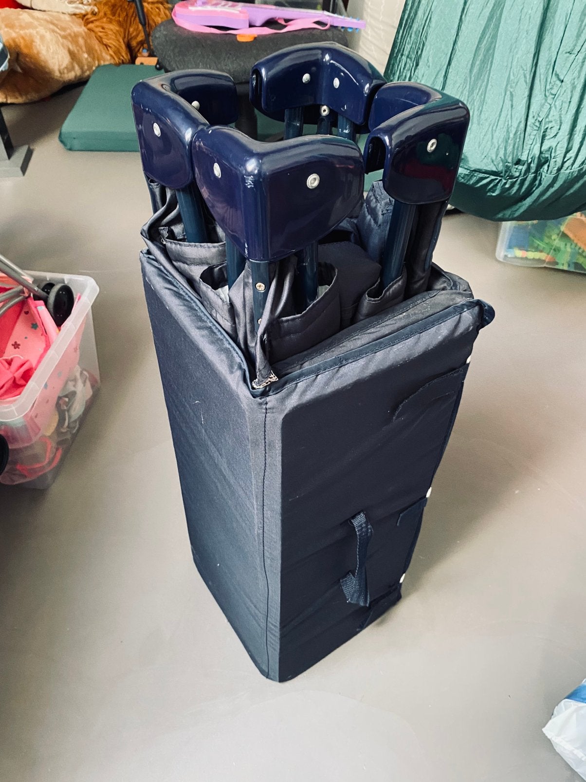 Campingbedje kinderbedje 2 stuks, Kinderen en Baby's, Babywiegjes en Ledikanten, Ophalen, Gebruikt, Reisbedje