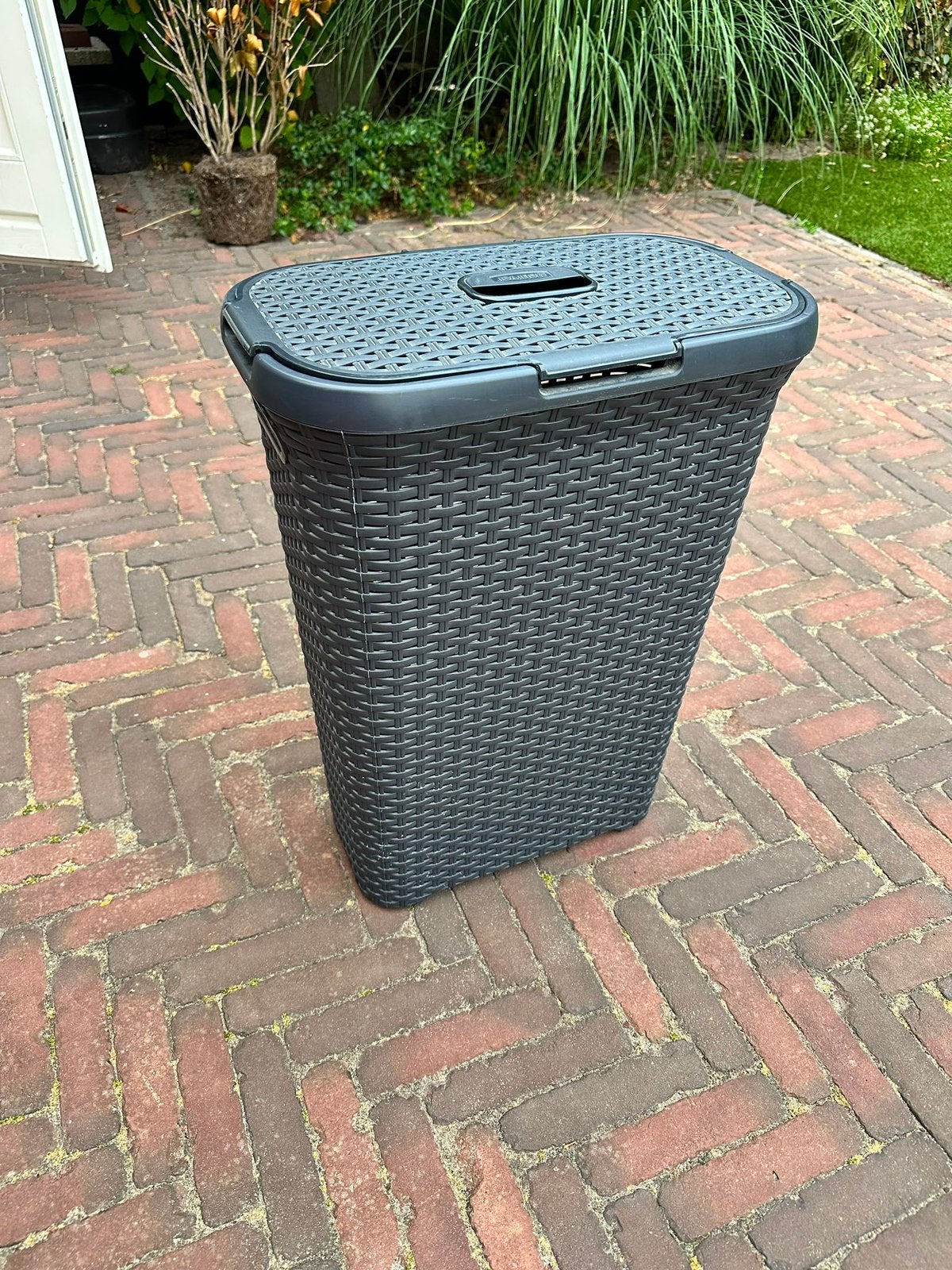 Wasmand grijs, Ophalen, Gebruikt, Grijs