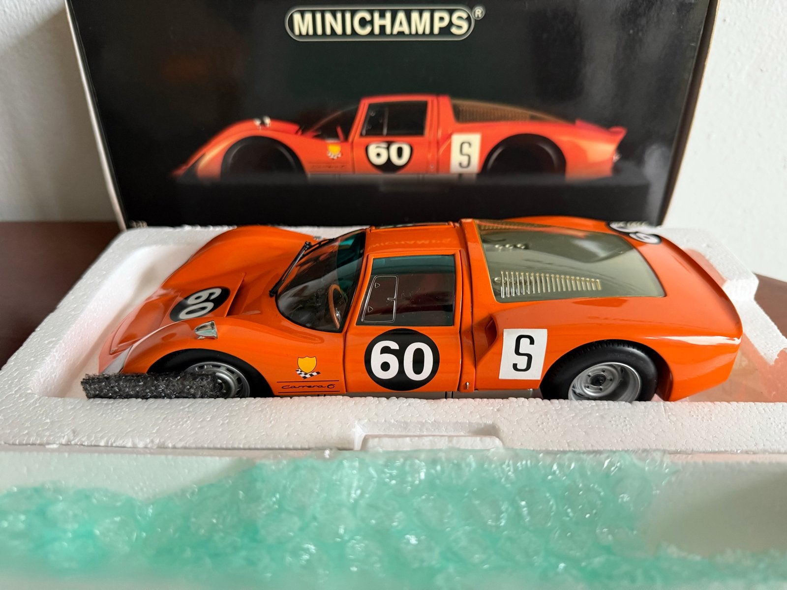 Minichamps Porsche 906 Nürburgring 1966 Schaalmodel 1:18, Ophalen of Verzenden, Nieuw, Auto