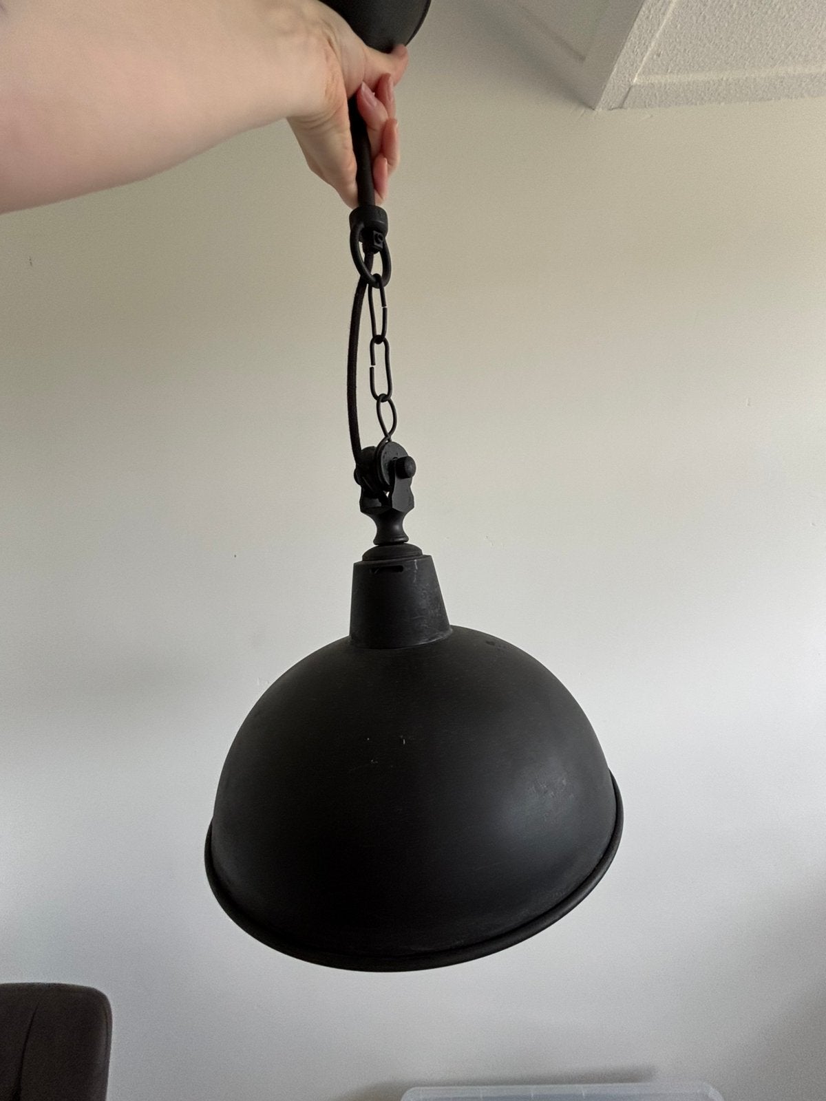 Industriële hanglamp, Ophalen, Zo goed als nieuw