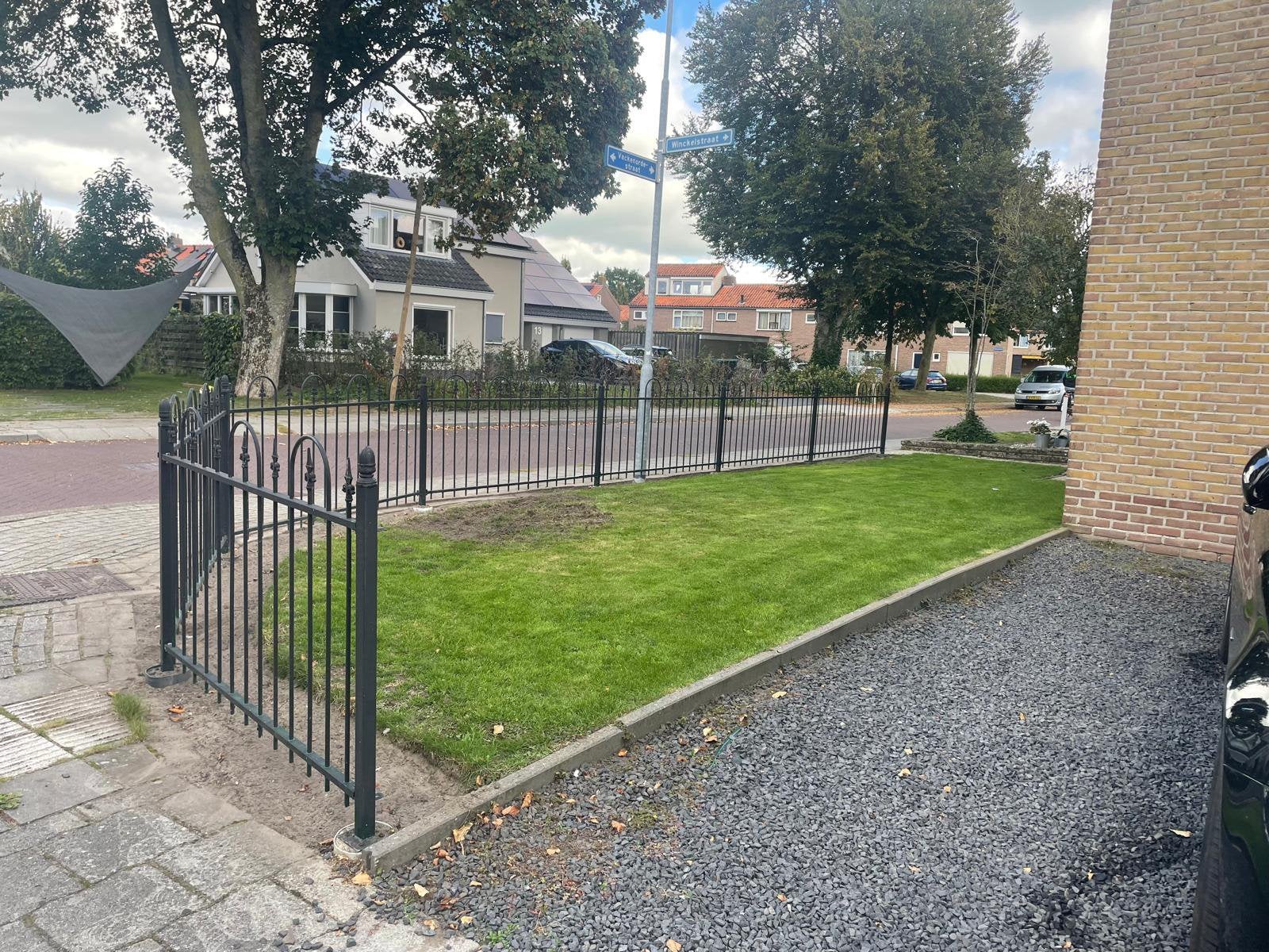 Stalenhekwerk, Tuin en Terras, Ophalen of Verzenden, Gebruikt, IJzer, Sierhekwerk