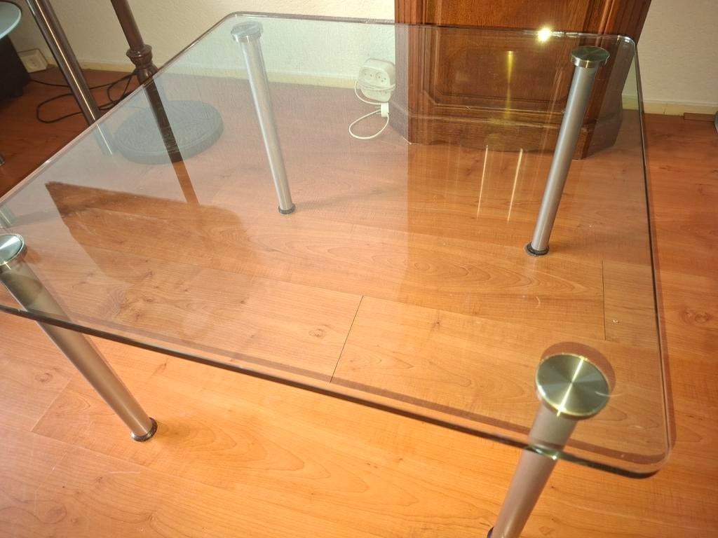 Salon tafel of bijzet tafel, Huis en Inrichting, Tafels | Salontafels, Ophalen, Gebruikt, 50 tot 100 cm, Vierkant