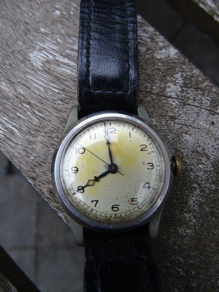 1940 RAF Air Ministry horloge Pilot watch A.M. 6B/159, Ophalen of Verzenden, Luchtmacht, Engeland