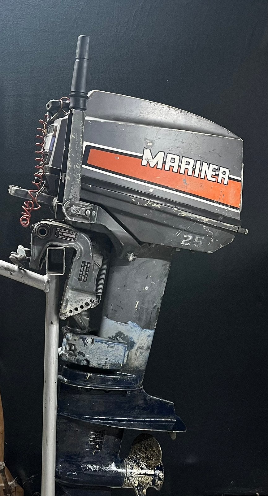 Mariner 25 pk 2 takt kortstaart, Ophalen, Zo goed als nieuw, Benzine, 10 tot 30 pk
