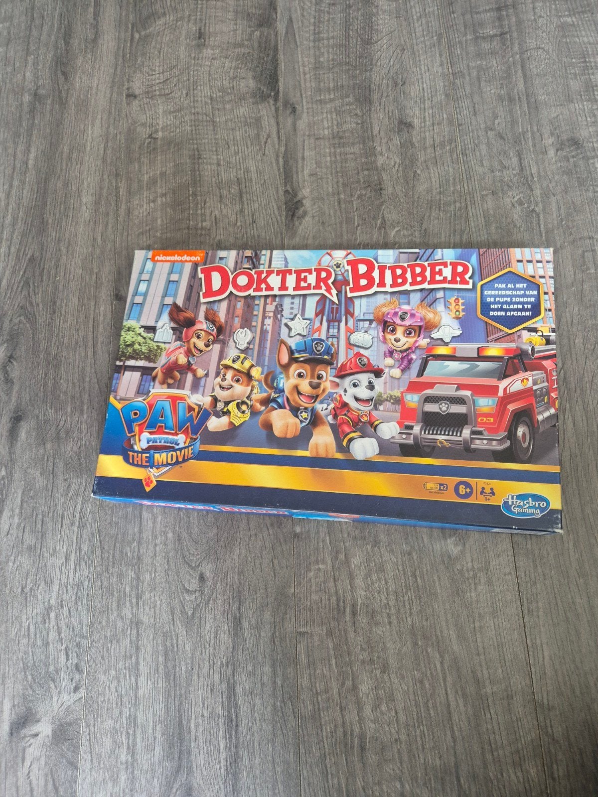 Dokter Bibber Paw Patrol The Movie Editie Bordspel, Een of twee spelers, Ophalen of Verzenden, Gebruikt, Hasbro Gaming