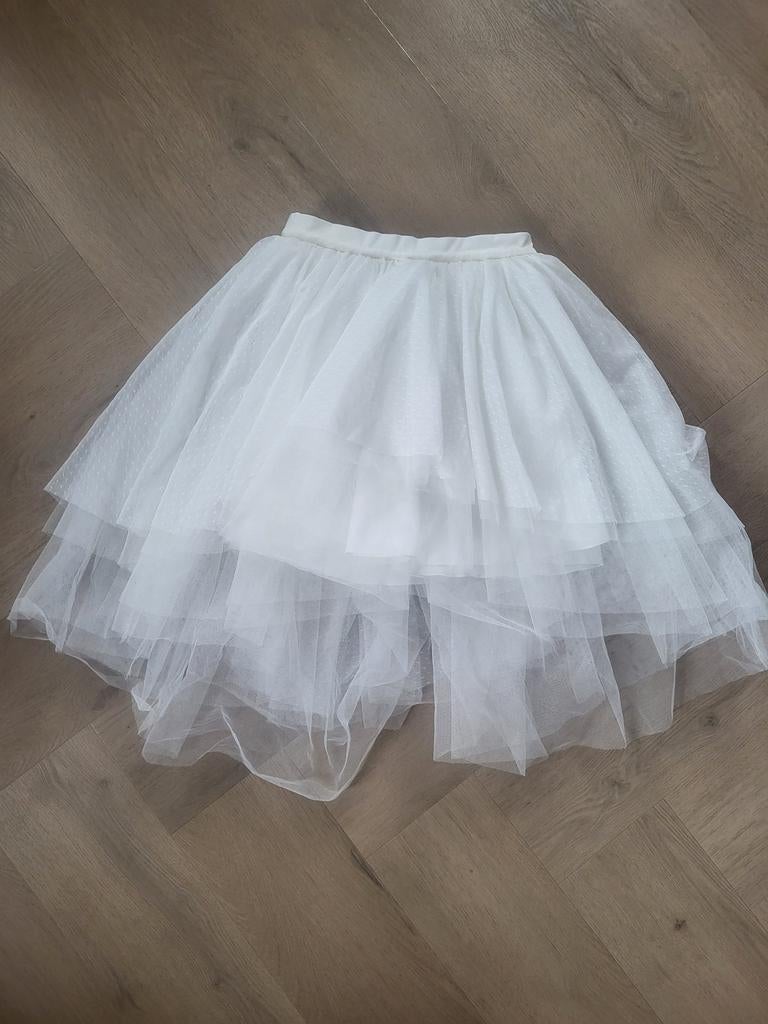Nieuwe witte tule rok van Amaya maat 110, Meisje, Nieuw, Ophalen of Verzenden, Jurk of Rok