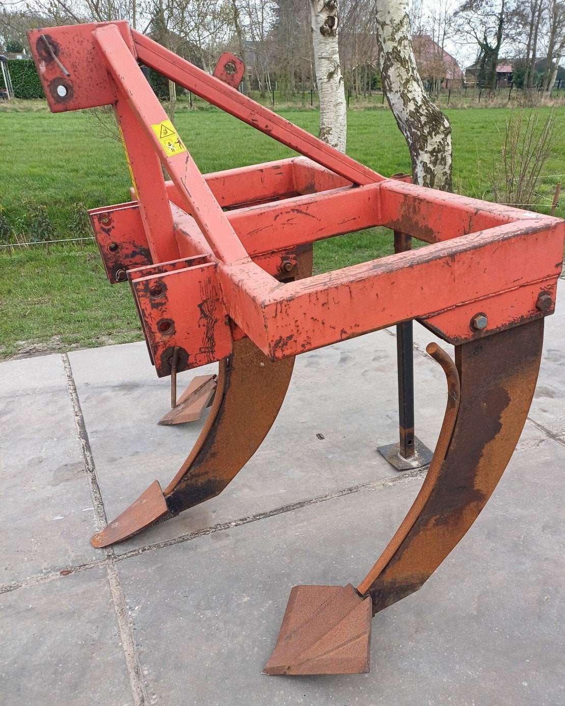 Evers Woelpoot woeler, Ophalen, Grondbewerking
