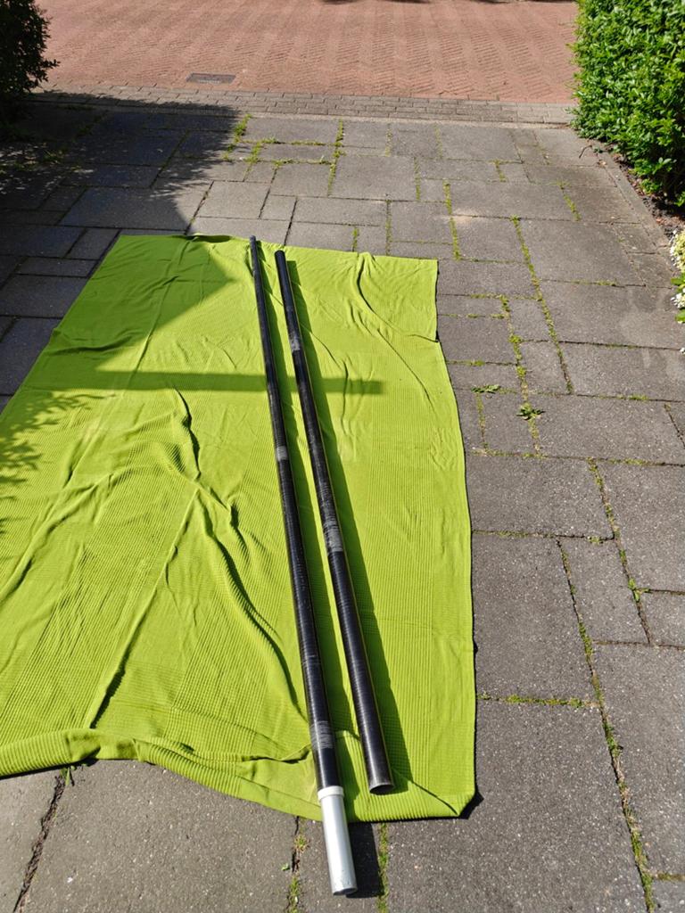 Windsurf mast 460 twee delig, Caravans en Kamperen, Ophalen, Gebruikt